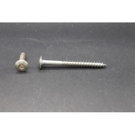 Vis de Penture TC Large Torx Inox A2 7 X 70