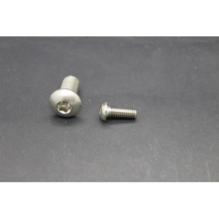 Vis Métaux Inox A2 TB Inviolable 6 Pans creux Têton central 6x16