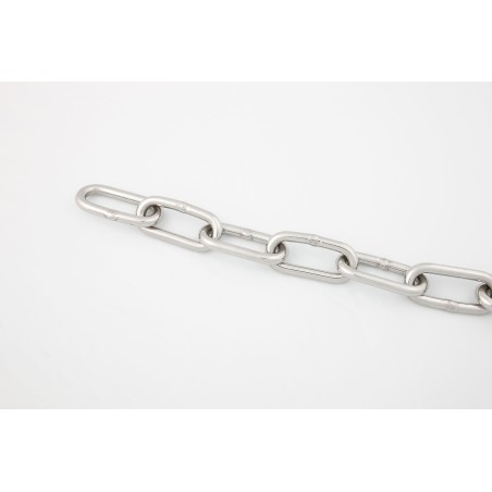 Chaîne Inox A4 Maillons longs 4mm au mètre