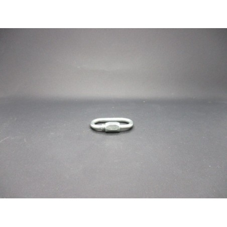 Maillon rapide acier zingué 4mm