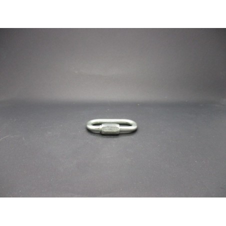 Maillon rapide acier zingué 5mm