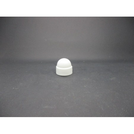 Cache-écrous Nylon coloris Blanc 10 mm