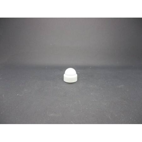 Cache-écrous Nylon coloris Blanc 8 mm