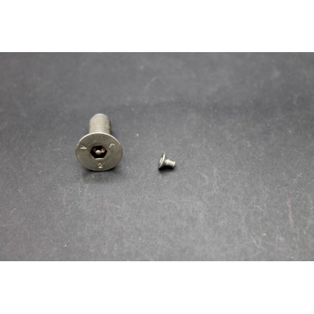 Vis Métaux Inox A2 TF Inviolable 6 Pans creux Têton central 3x6