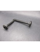 Vis de Penture TC Large Torx Acier Zingué Noir